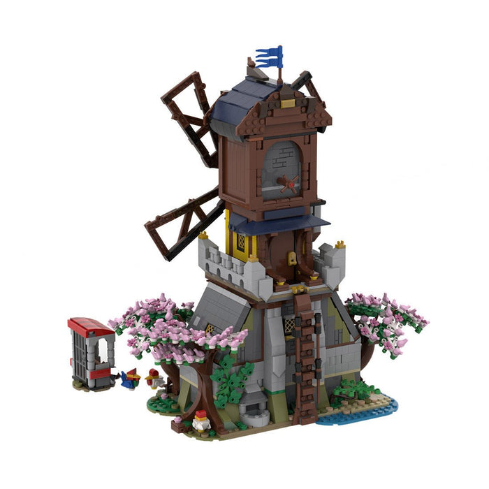 MOC - 182124 Forest Windmill Building Blocks - LesDiy -