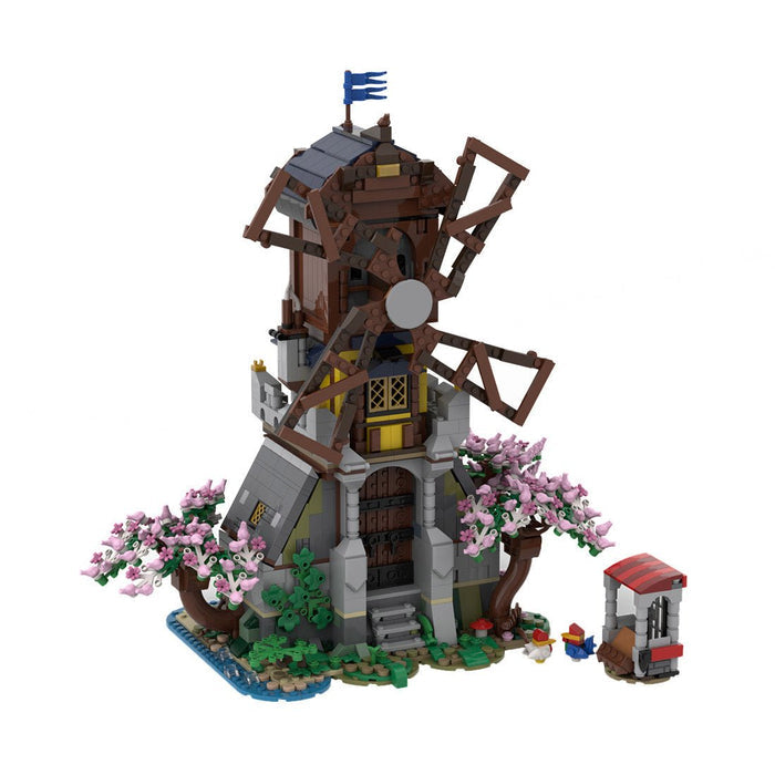 MOC - 182124 Forest Windmill Building Blocks - LesDiy -