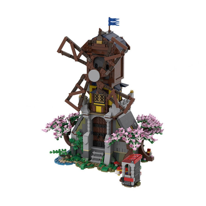 MOC - 182124 Forest Windmill Building Blocks - LesDiy -