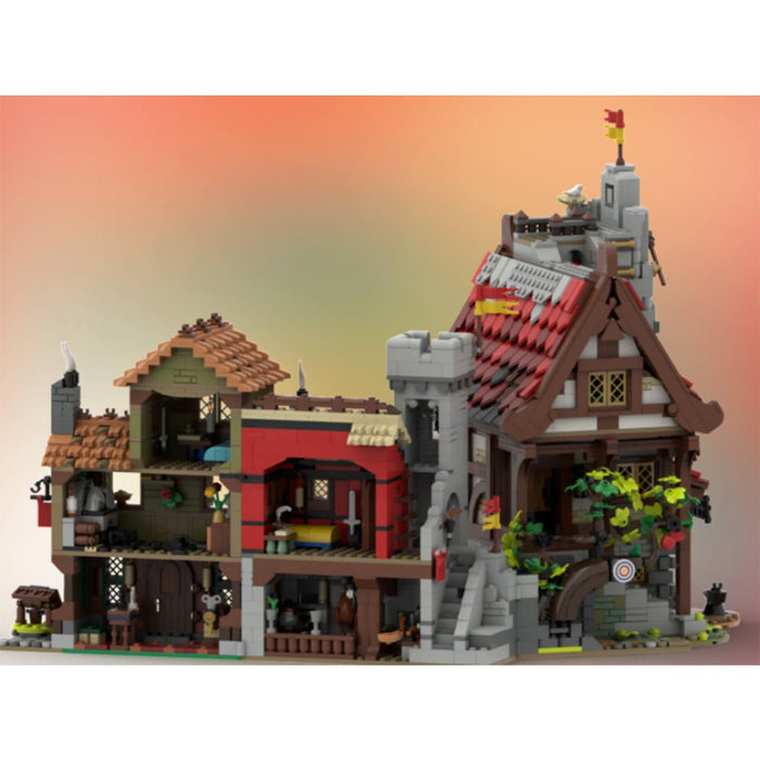 MOC - 182279 Medieval Village - LesDiy -