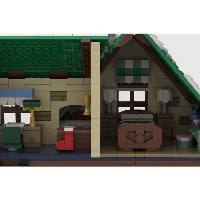 MOC - 183213 Winter Village Reindeer Ranch Building Blocks - LesDiy - Building Blocks -