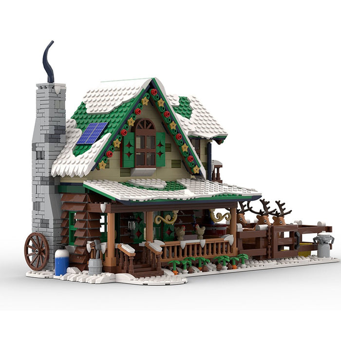 MOC - 183213 Winter Village Reindeer Ranch Building Blocks - LesDiy - Building Blocks -