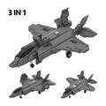 MOC - 184012 F - 35 Lightning II | A - B - C Collection - 1:70 Scale - LesDiy -