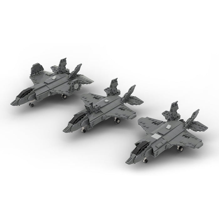 MOC - 184012 F - 35 Lightning II | A - B - C Collection - 1:70 Scale - LesDiy -