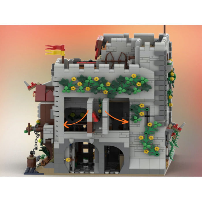 MOC - 184109 Lion's caslte gatekeeper tower - LesDiy -