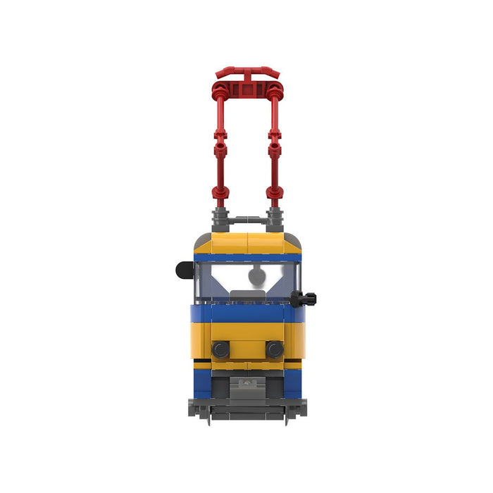 MOC - 184729 Tram LVB Leipzig (Tatra T4D) Building Blocks - LesDiy - Building Blocks -