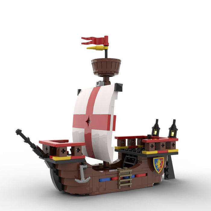 MOC - 185431 Medieval Ship Building Blocks - LesDiy - Building Blocks -