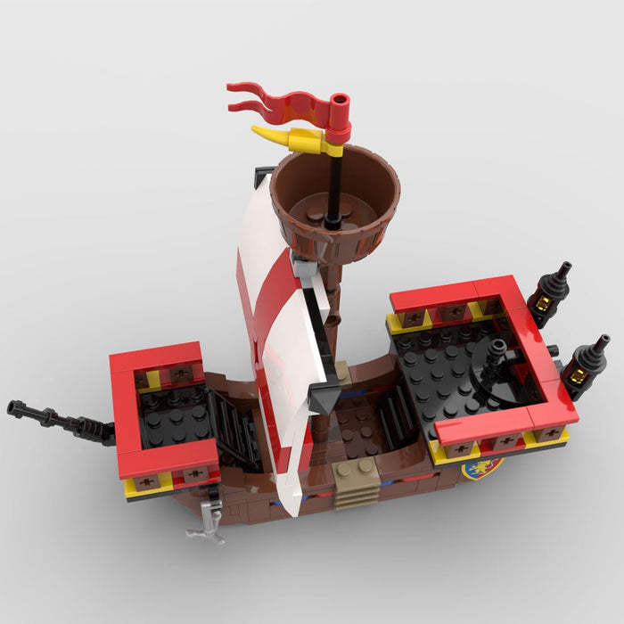 MOC - 185431 Medieval Ship Building Blocks - LesDiy - Building Blocks -