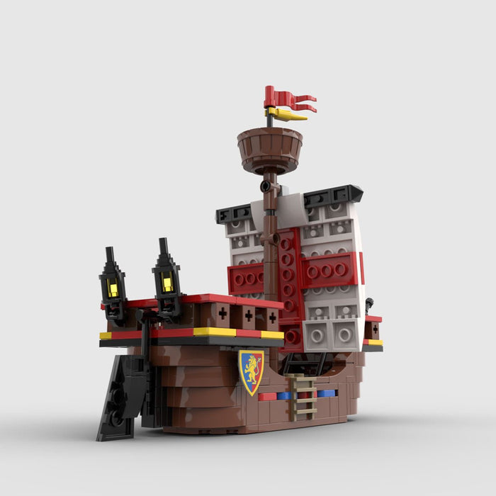 MOC - 185431 Medieval Ship Building Blocks - LesDiy - Building Blocks -