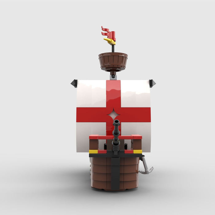 MOC - 185431 Medieval Ship Building Blocks - LesDiy - Building Blocks -