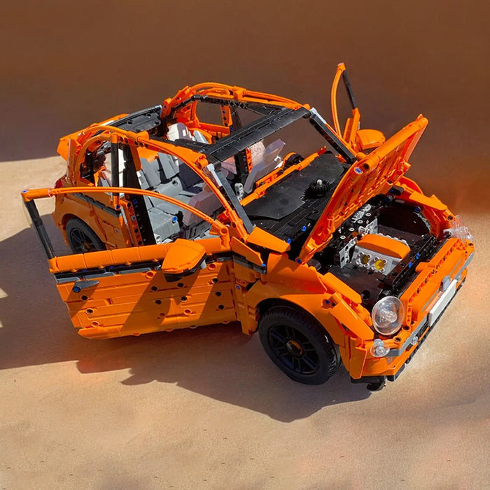 MOC - 185474 Fiat 500c Building Blocks - LesDiy - building blocks -