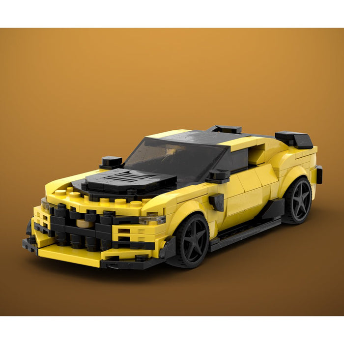 MOC - 186862 Bumblebee Chevrolet Camaro Building Blocks - LesDiy - Building Blocks -