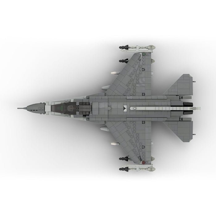 MOC - 187679 F - 16 Fighting Falcon | 1:35 Scale (v2) - LesDiy -