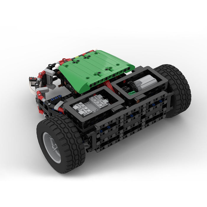 MOC - 189565 Vegas - BattleBot Combat Robot Horizontal Spinner - LesDiy - With Motor