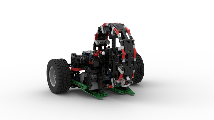 MOC - 189565 Vegas - BattleBot Combat Robot Horizontal Spinner - LesDiy - With Motor
