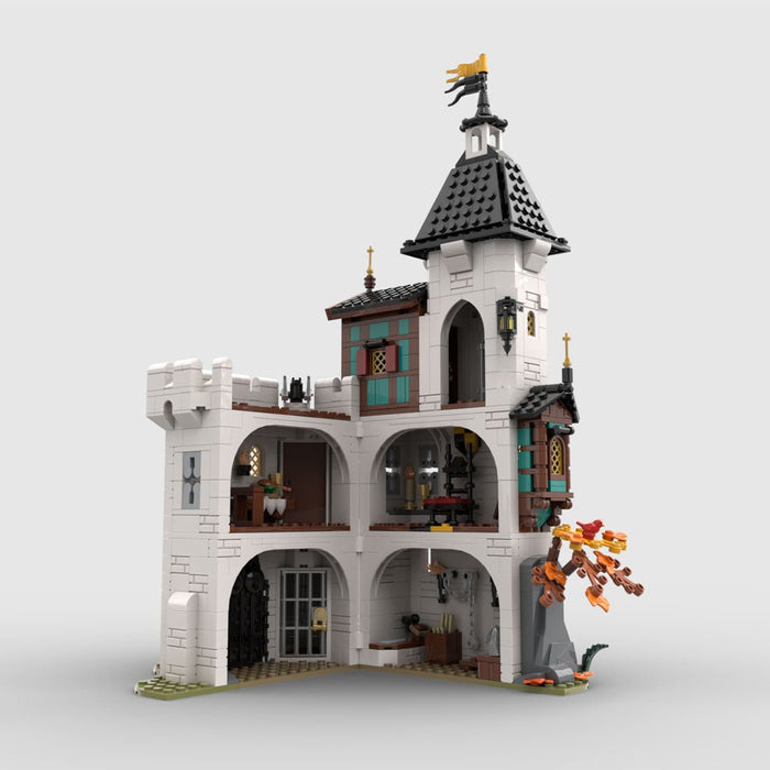 MOC - 189672 White tower Building Blocks - LesDiy - Building Blocks -