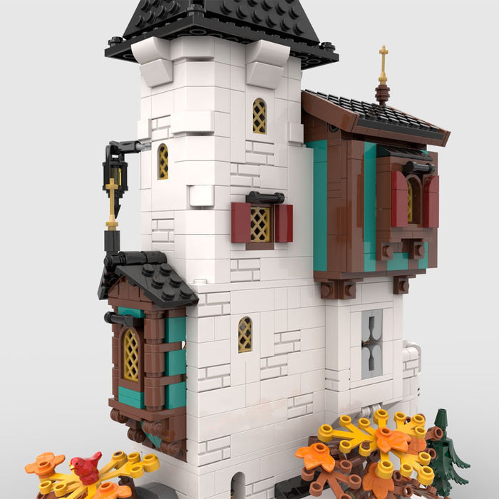 MOC - 189672 White tower Building Blocks - LesDiy - Building Blocks -