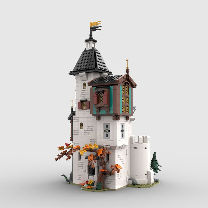 MOC - 189672 White tower Building Blocks - LesDiy - Building Blocks -