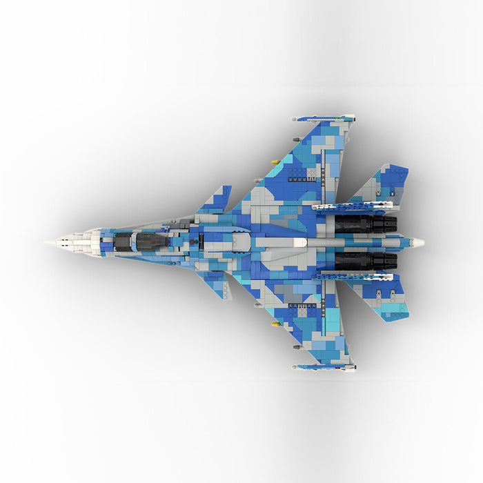 MOC - 190117 1/35 Scale Sukhoi | SU - 33 Flanker D Building Blocks - LesDiy - building blocks -