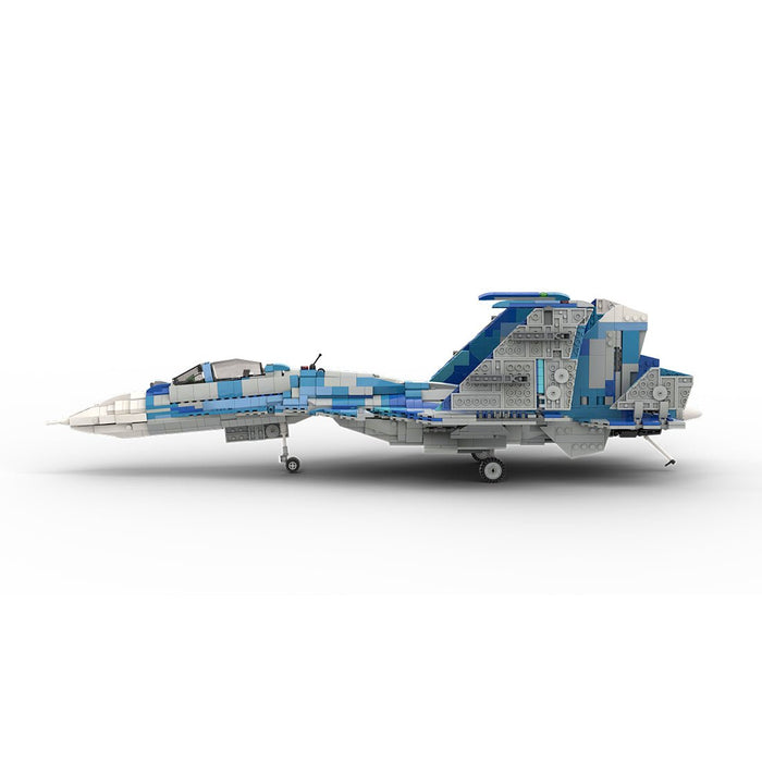 MOC - 190117 1/35 Scale Sukhoi | SU - 33 Flanker D Building Blocks - LesDiy - building blocks -