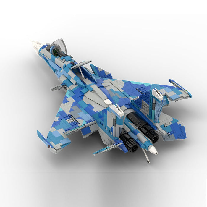 MOC - 190117 1/35 Scale Sukhoi | SU - 33 Flanker D Building Blocks - LesDiy - building blocks -