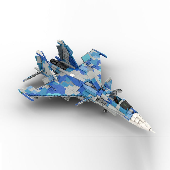 MOC - 190117 1/35 Scale Sukhoi | SU - 33 Flanker D Building Blocks - LesDiy - building blocks -