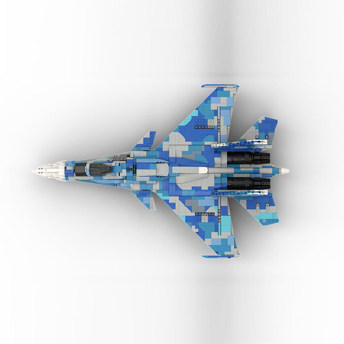 MOC - 190117 1/35 Scale Sukhoi | SU - 33 Flanker D Building Blocks - LesDiy - building blocks -