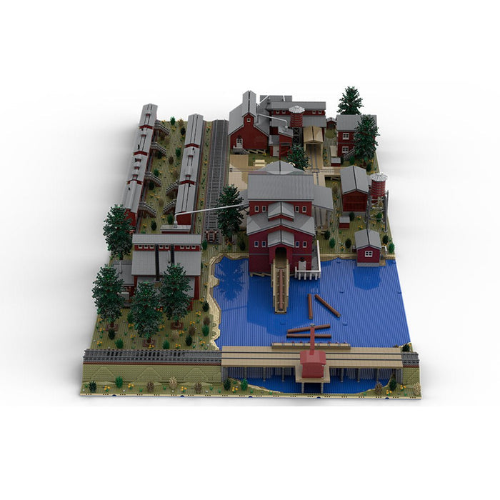 MOC - 191067 Sawmill Series: Company Office 6 - LesDiy - Locomotive -