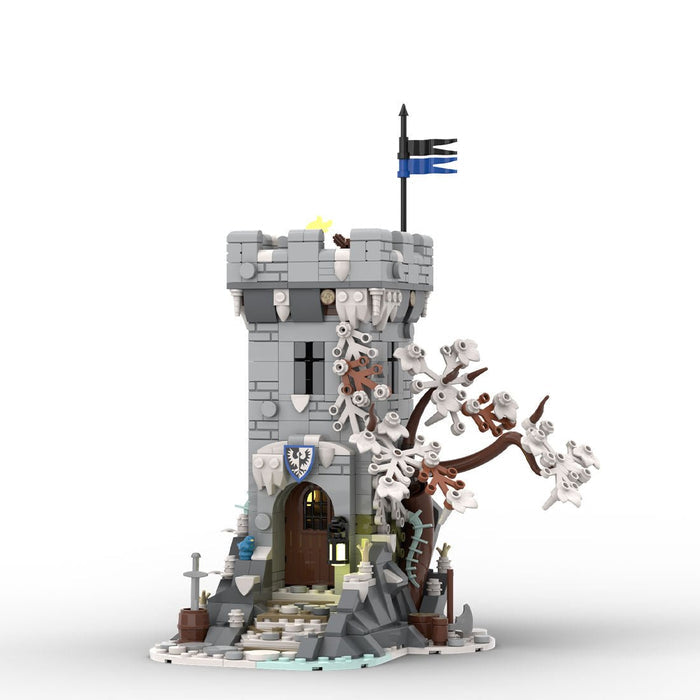 MOC - 191292 Winter Themed Watch Tower - LesDiy - building blocks -