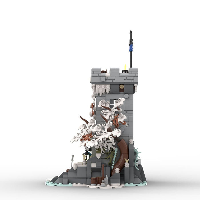 MOC - 191292 Winter Themed Watch Tower - LesDiy - building blocks -