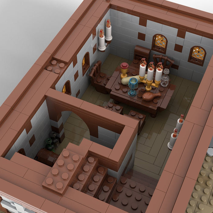 MOC-192313 Medieval Inn Building Blocks-LesDiy-Building Blocks-