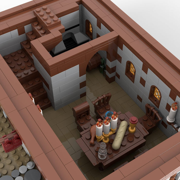 MOC-192313 Medieval Inn Building Blocks-LesDiy-Building Blocks-
