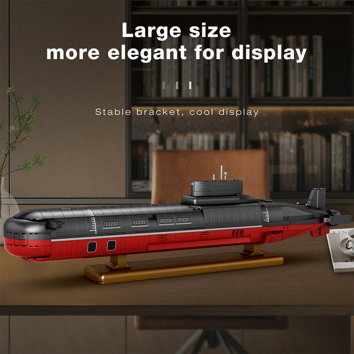 MOC - 193085 1/250 Scale Typhoon Class Submarine Building Blocks - LesDiy - Building Blocks -