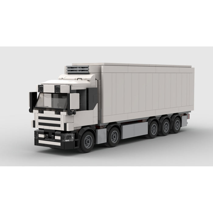 MOC-193350 Refrigerated Truck & Full Trailer Building Blocks-LesDiy-MOC-