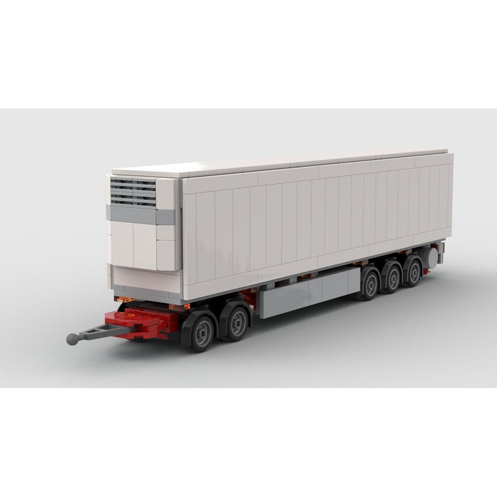 MOC-193350 Refrigerated Truck & Full Trailer Building Blocks-LesDiy-MOC-