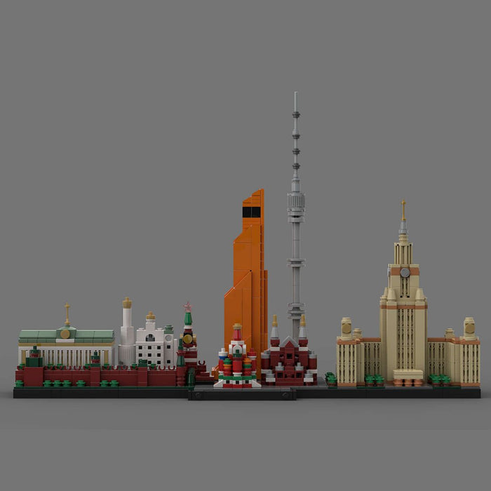 MOC - 193781 Moscow Skyline Building Blocks - LesDiy - Building Blocks -