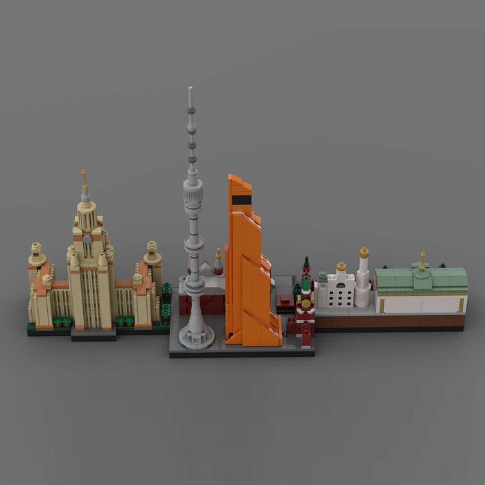 MOC - 193781 Moscow Skyline Building Blocks - LesDiy - Building Blocks -