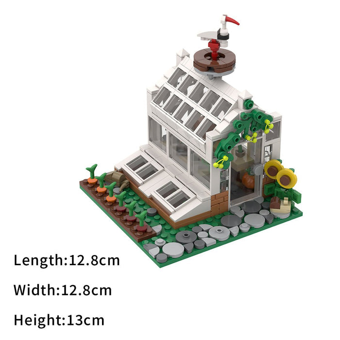 MOC - 194436 Victorian Greenhouse Building Blocks - LesDiy - Building Blocks -