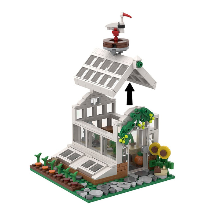 MOC - 194436 Victorian Greenhouse Building Blocks - LesDiy - Building Blocks -