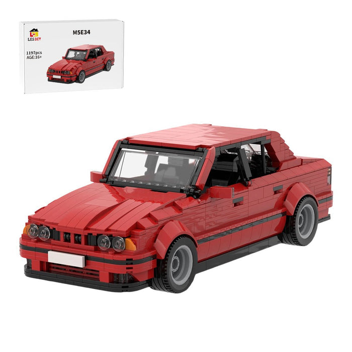 MOC-196721 BMW M5 E34 Building Blocks-LesDiy -
