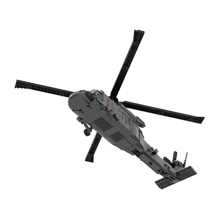 MOC - 198409 Skosky UH - 60 BLACK HAWK Building Blocks - LesDiy - building blocks -