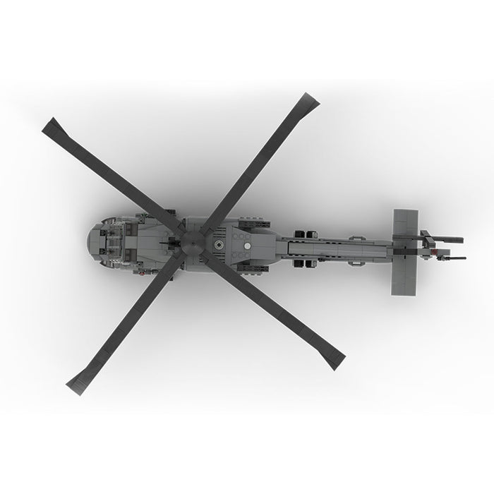 MOC - 198409 Skosky UH - 60 BLACK HAWK Building Blocks - LesDiy - building blocks -