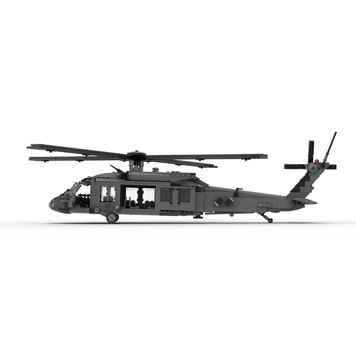 MOC - 198409 Skosky UH - 60 BLACK HAWK Building Blocks - LesDiy - building blocks -