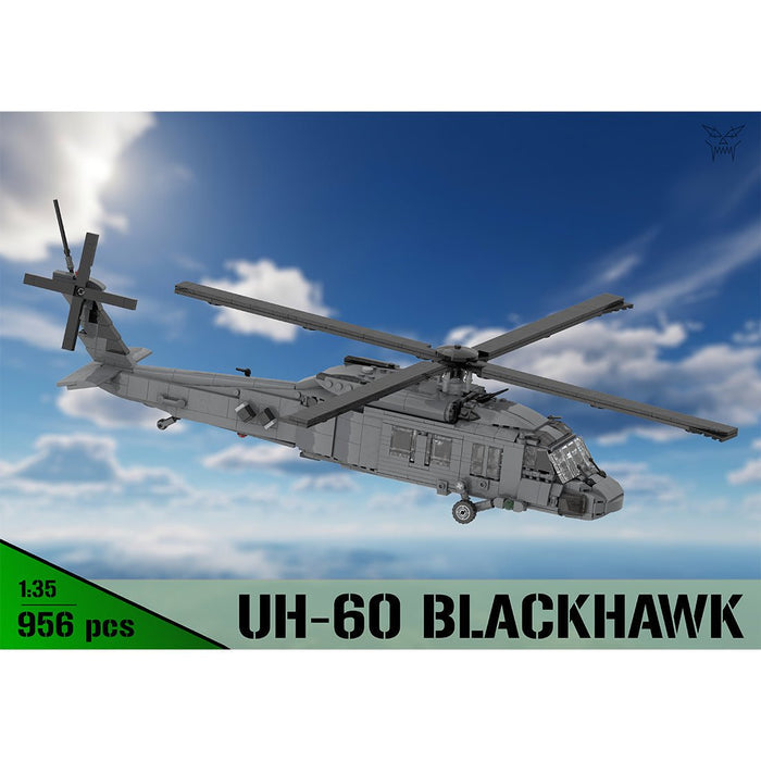 MOC-198409 UH-60 Black Hawk 1:35 Scale Building Blocks-LesDiy-MOC-