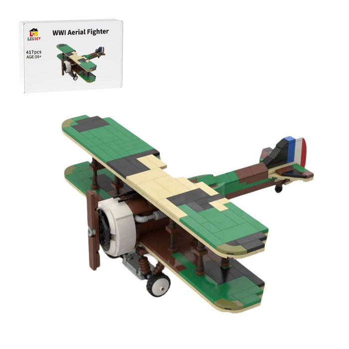MOC-198661 SPAD XIII WWI Fighter Aircraft Building Blocks-LesDiy-MOC-