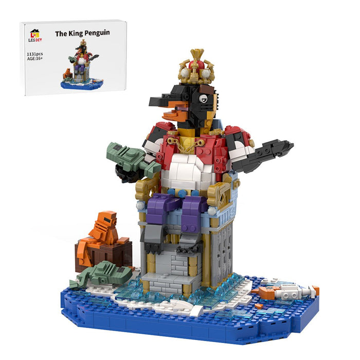 MOC - 199230 The King Penguin Building Blocks - LesDiy - Building Blocks -