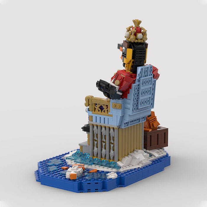 MOC - 199230 The King Penguin Building Blocks - LesDiy - Building Blocks -