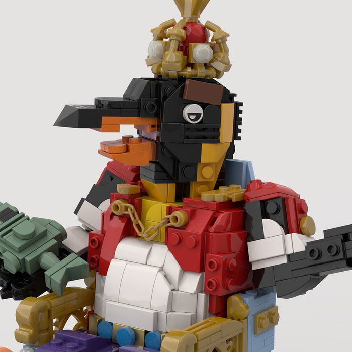 MOC - 199230 The King Penguin Building Blocks - LesDiy - Building Blocks -