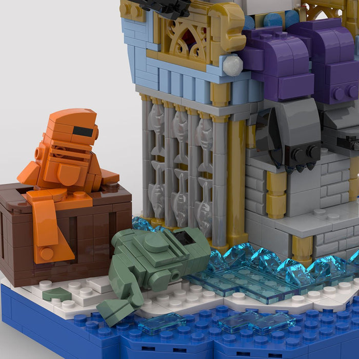 MOC - 199230 The King Penguin Building Blocks - LesDiy - Building Blocks -