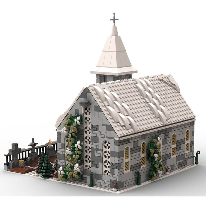 MOC - 199733 Winter Village Church Building Blocks - LesDiy - building blocks -